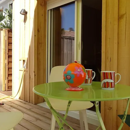 Ferienwohnung T2 Au Calme Avec Terrasse Sur Le Bassin D'Arcachon Gujan-Mestras Exterior foto